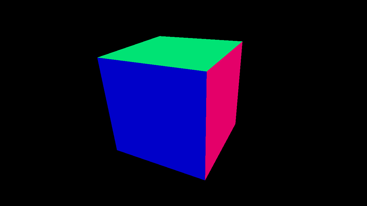 It's a Cube, in the cold empty nothingness of space